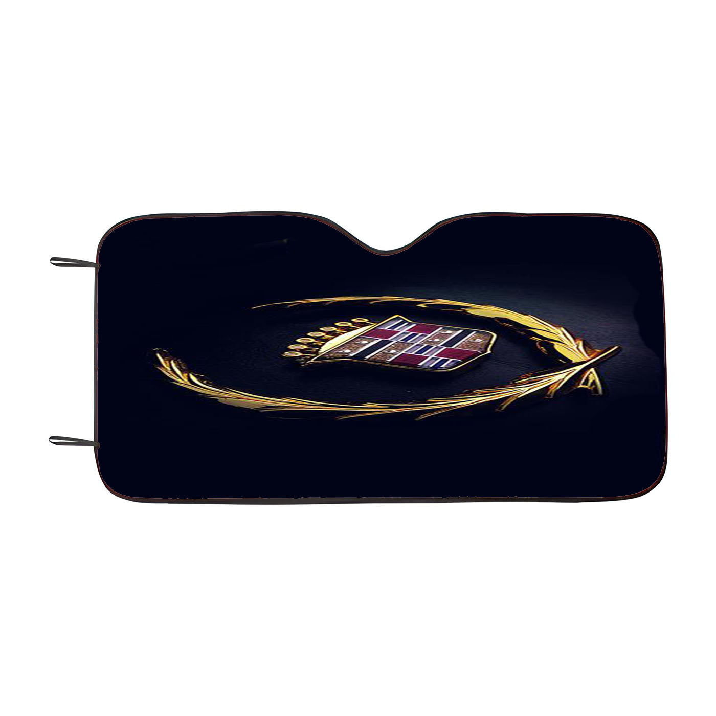 Cadillac Gold Logo Car Auto Sun Shade Windshield Cover