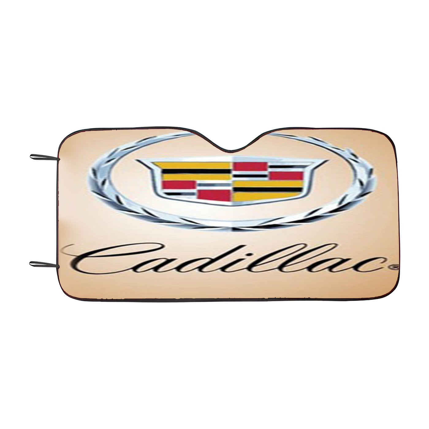Cadillac Logo Wood Car Auto Sun Shade Windshield Cover