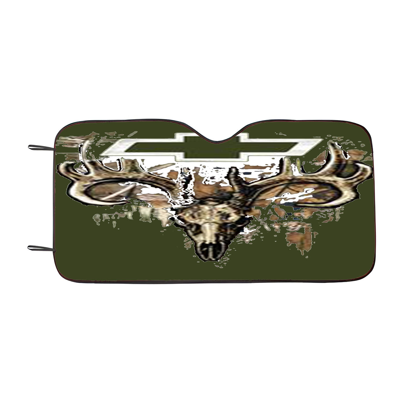 Camo Chevy Fill Skullc Car Auto Sun Shade Windshield Cover