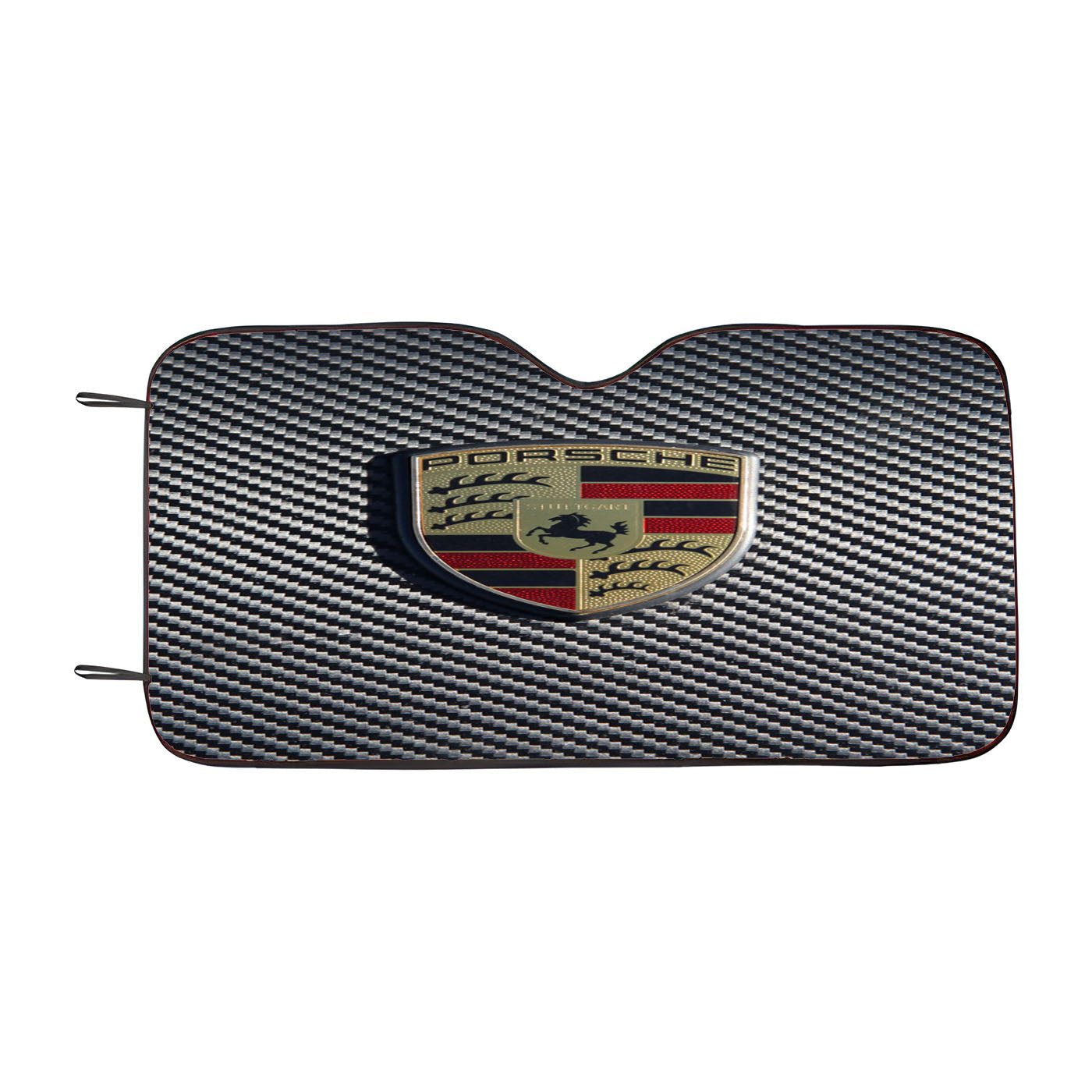 Carbon Porsche Car Auto Sun Shade Windshield Cover