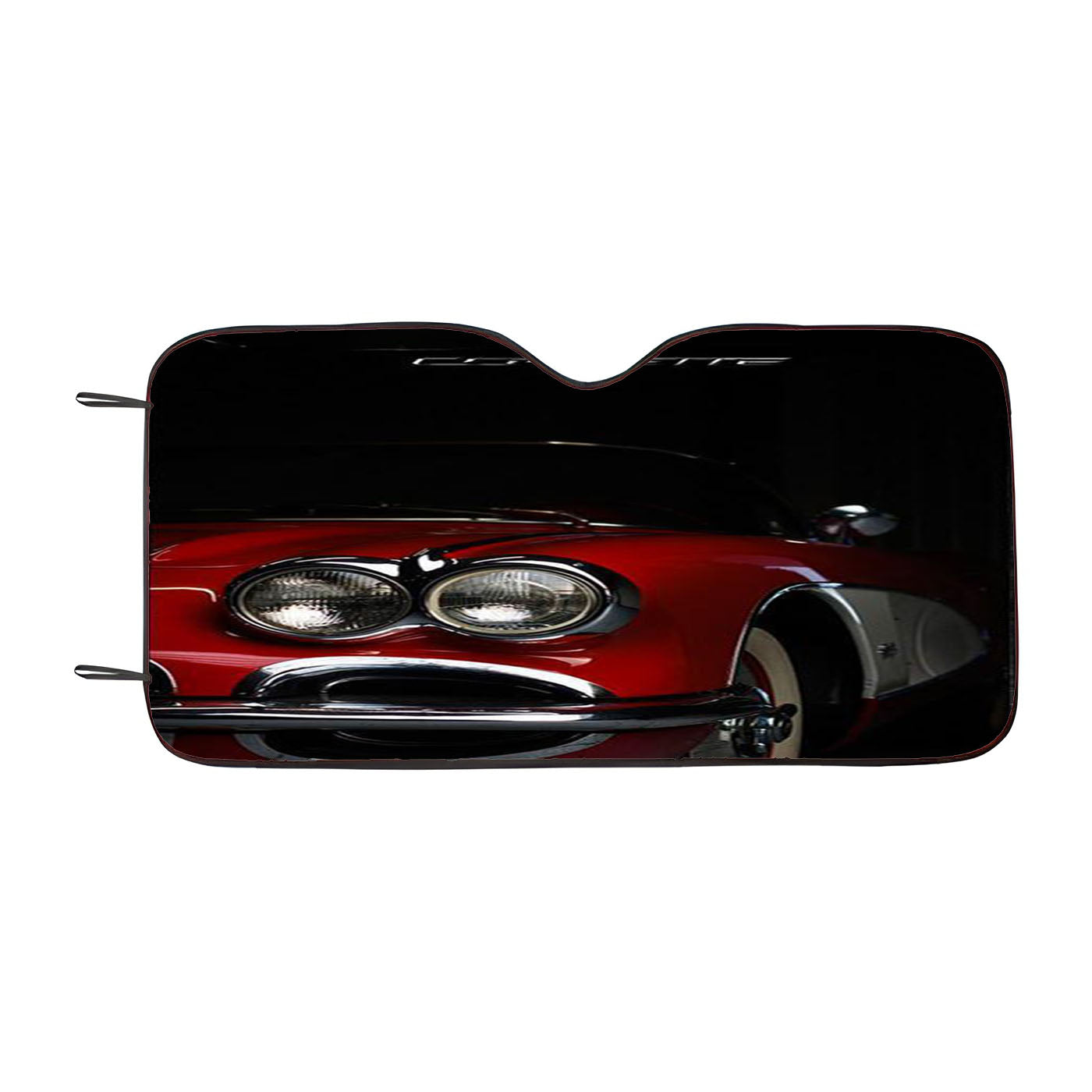 Chevrolet Chorvette 1957 Speedfuilie Car Auto Sun Shade Windshield Cover