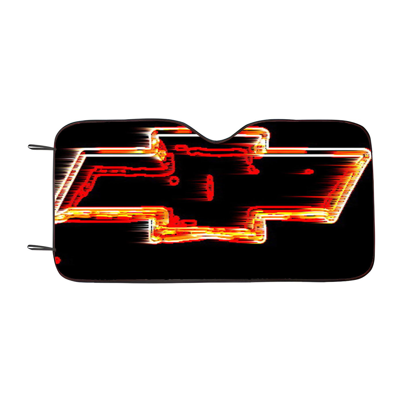 Chevy Bowtie Neon Logo Car Auto Sun Shade Windshield Cover