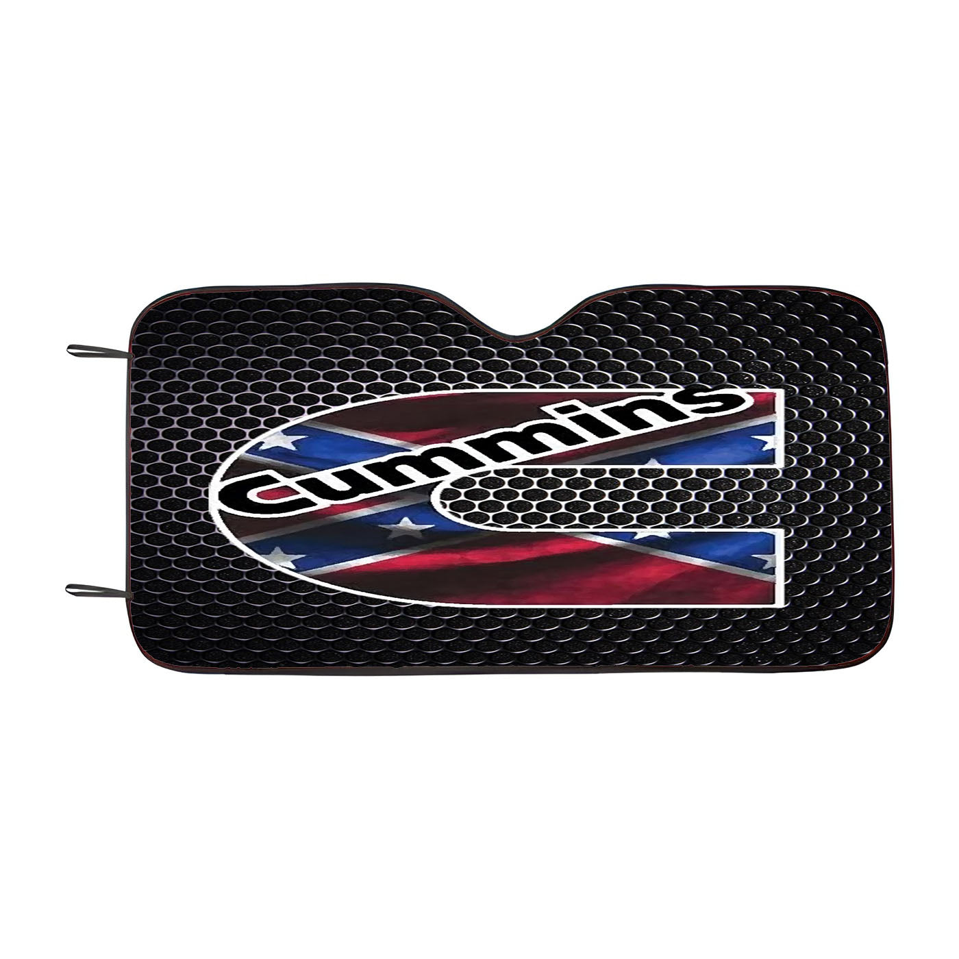 Cummins American Carbon Fiber Car Auto Sun Shade Windshield Cover