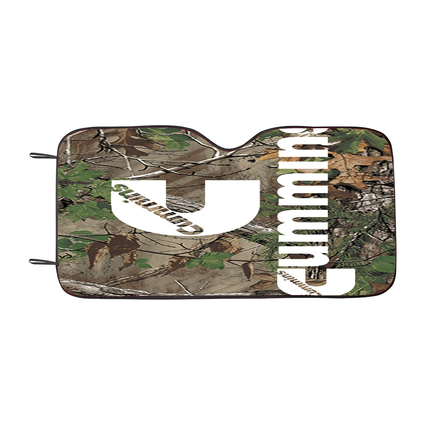 Cummins Diesel Camouflage Realtree Logo Car Auto Sun Shade Windshield Cover