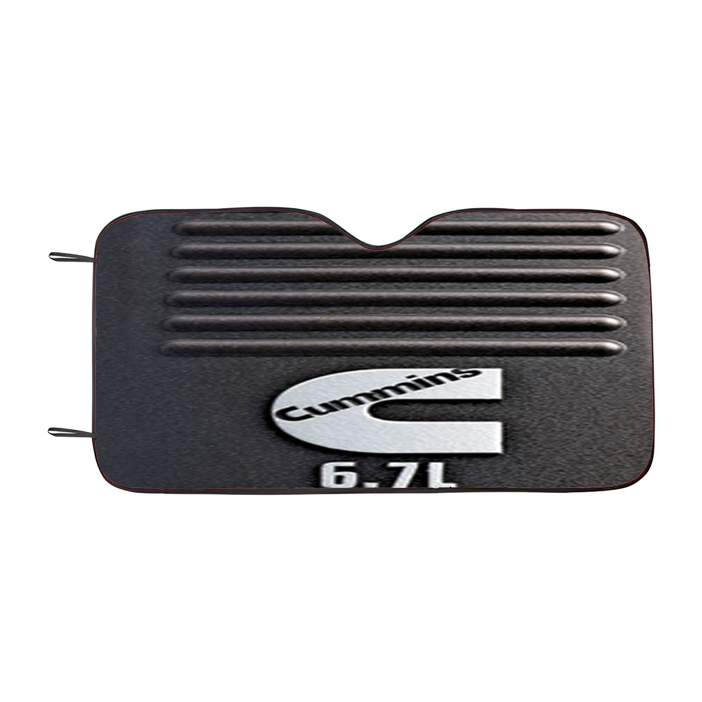 Cummins Turbo Diesel Engine Car Auto Sun Shade Windshield Cover