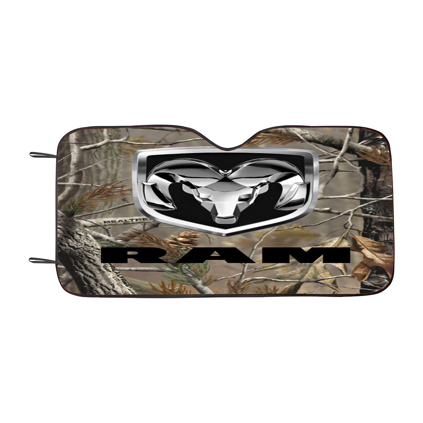 Dodge Ram Real Tree Camouflage Car Auto Sun Shade Windshield Cover