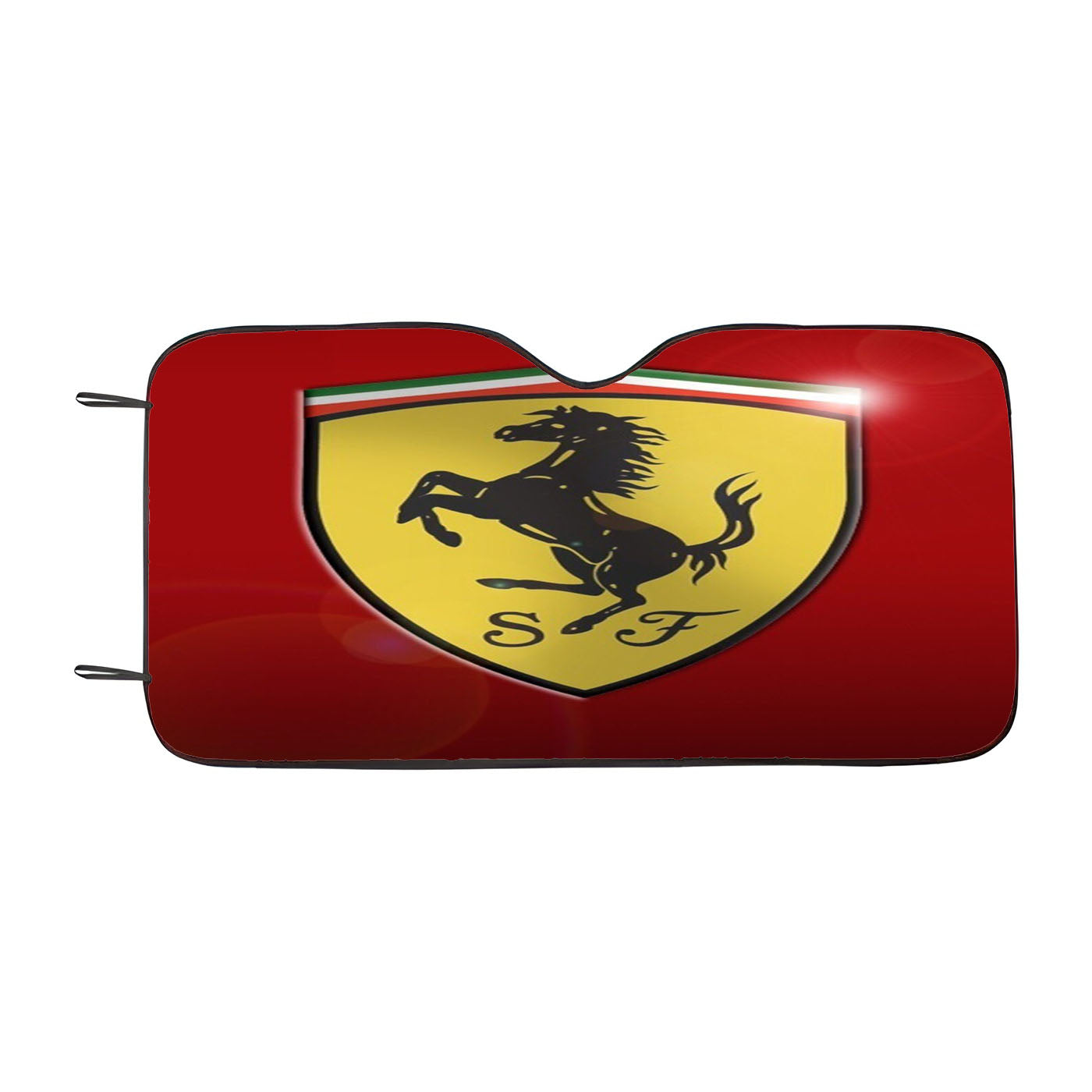 Ferrari Logo Red Background Car Auto Sun Shade Windshield Cover