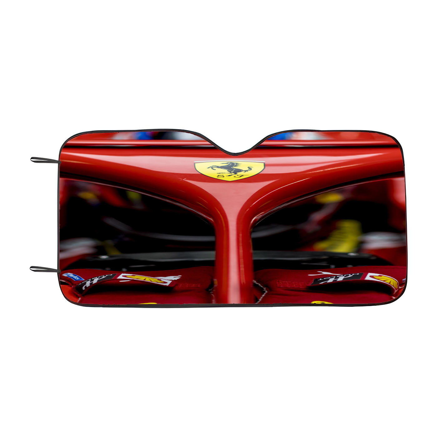 Ferrari Race Wallpaper Car Auto Sun Shade Windshield Cover