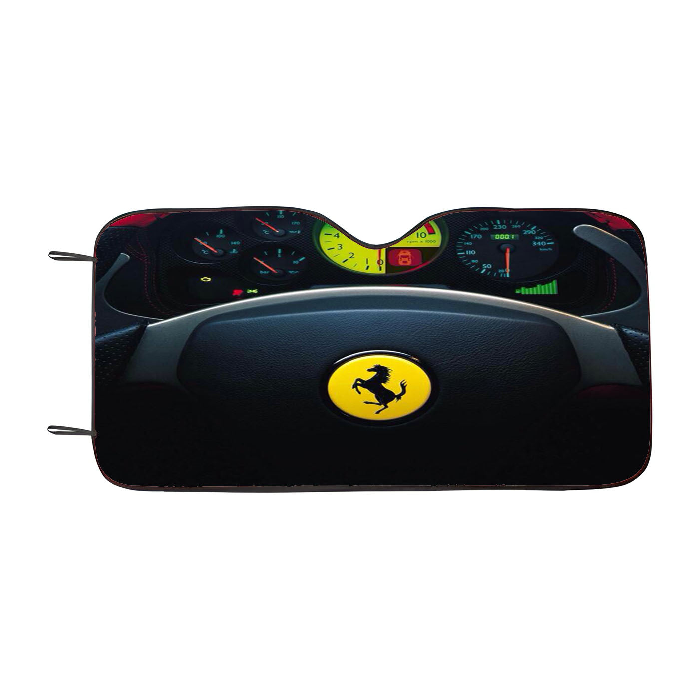 Ferrari Spedometer Car Auto Sun Shade Windshield Cover