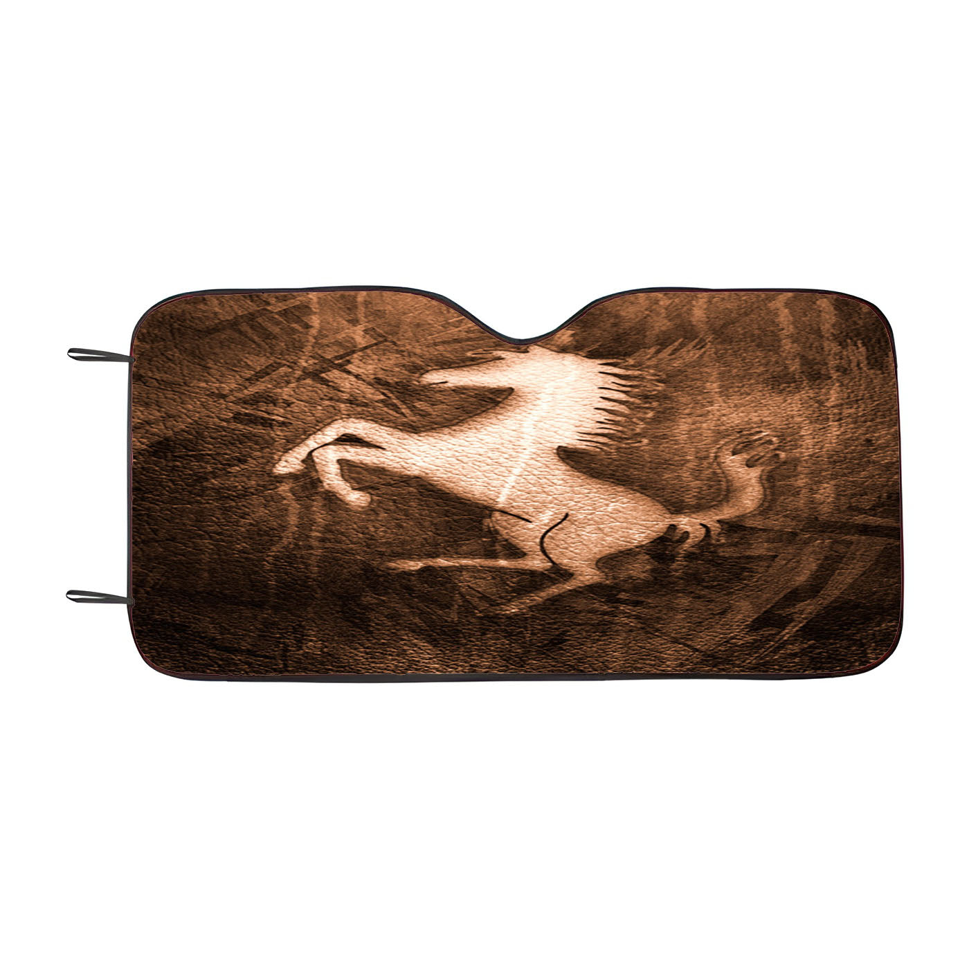 Ferrari Textured Car Auto Sun Shade Windshield Cover