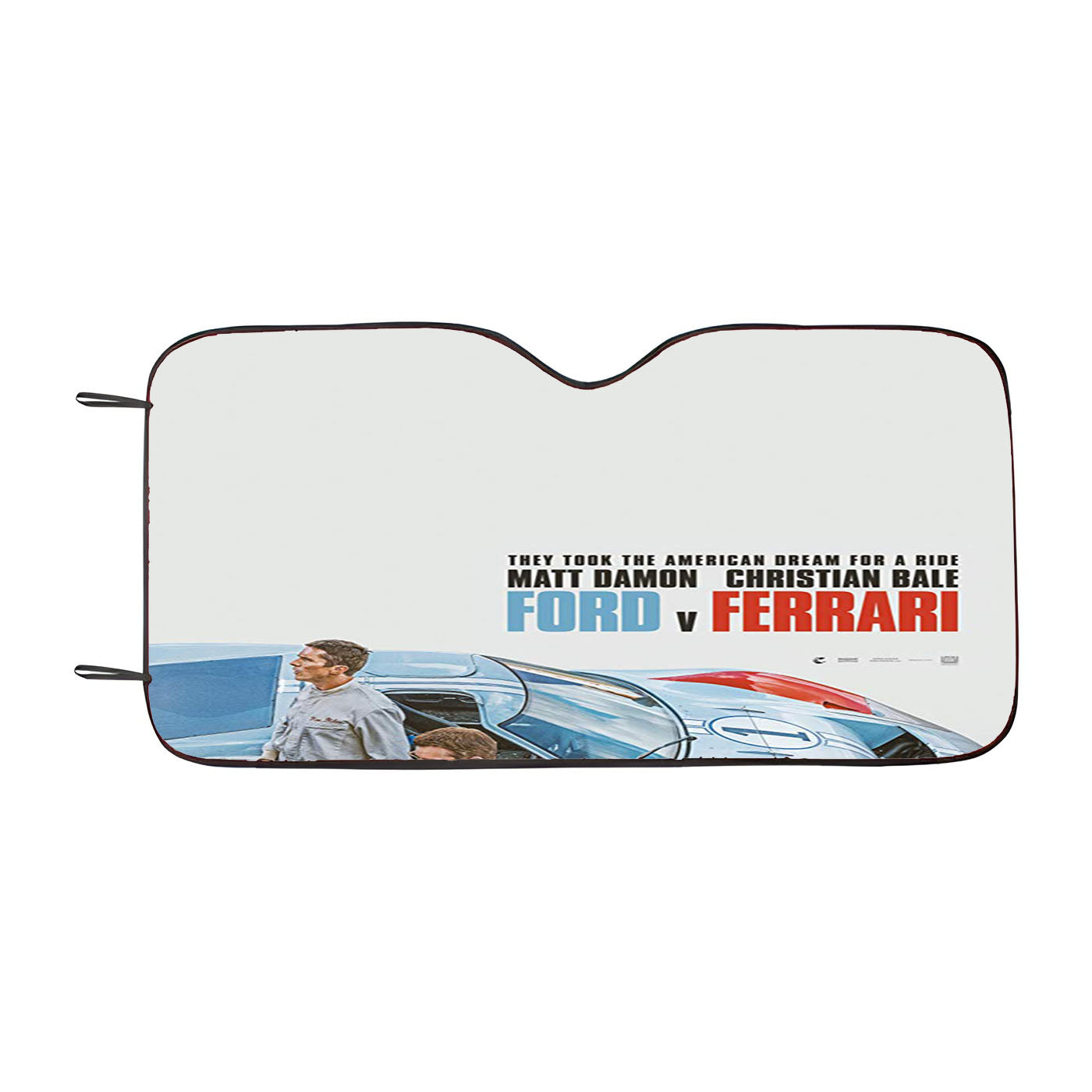 Ford Ferrari 2019 Movie Poster Car Auto Sun Shade Windshield Cover