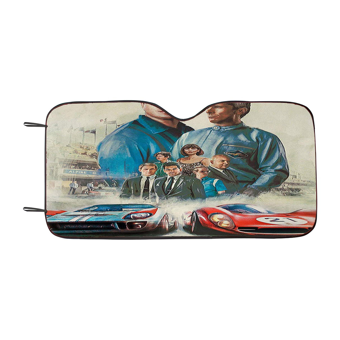Ford Vs Ferrari Fanmade Poster Car Auto Sun Shade Windshield Cover
