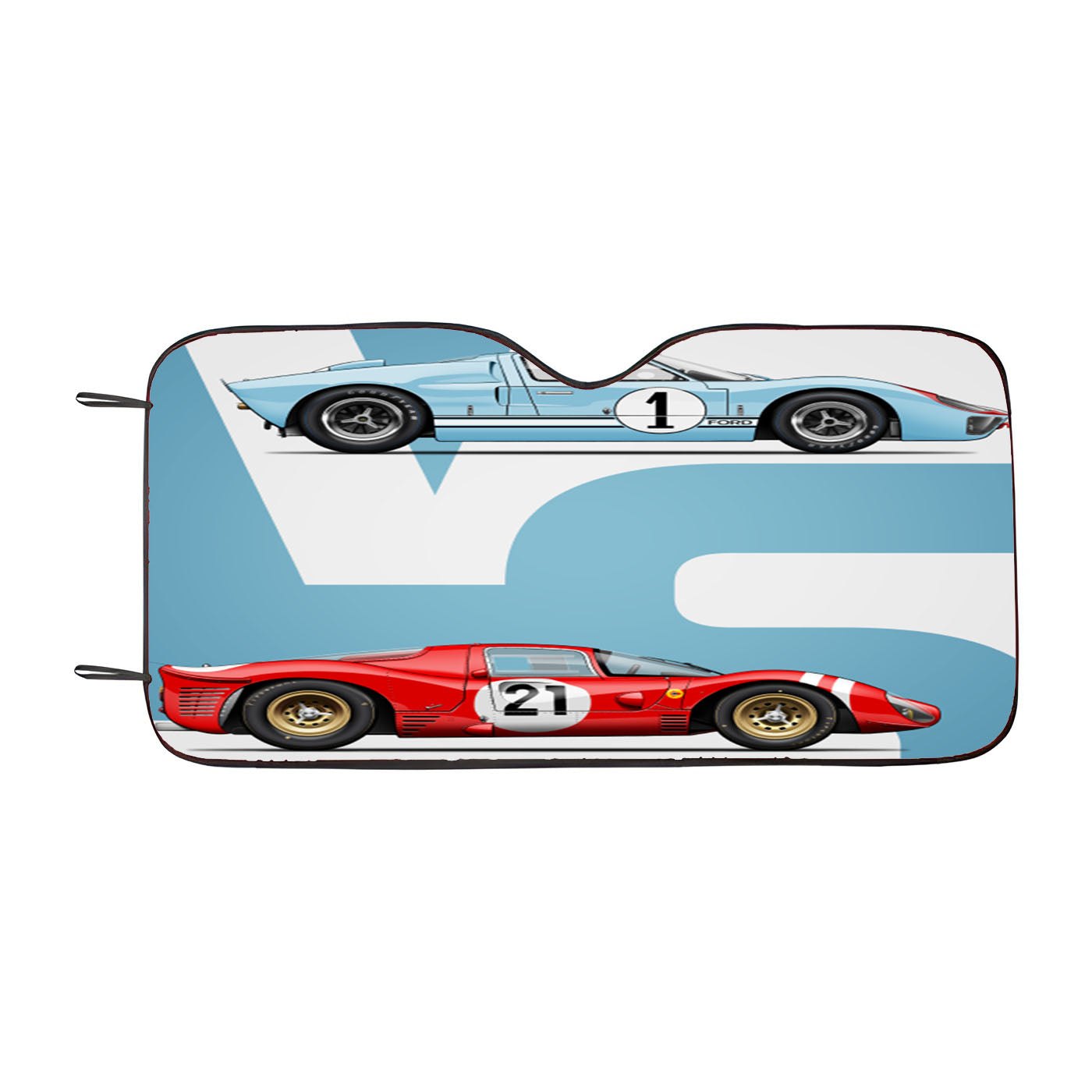 Ford Vs Ferrari Minimalist Car Car Auto Sun Shade Windshield Cover