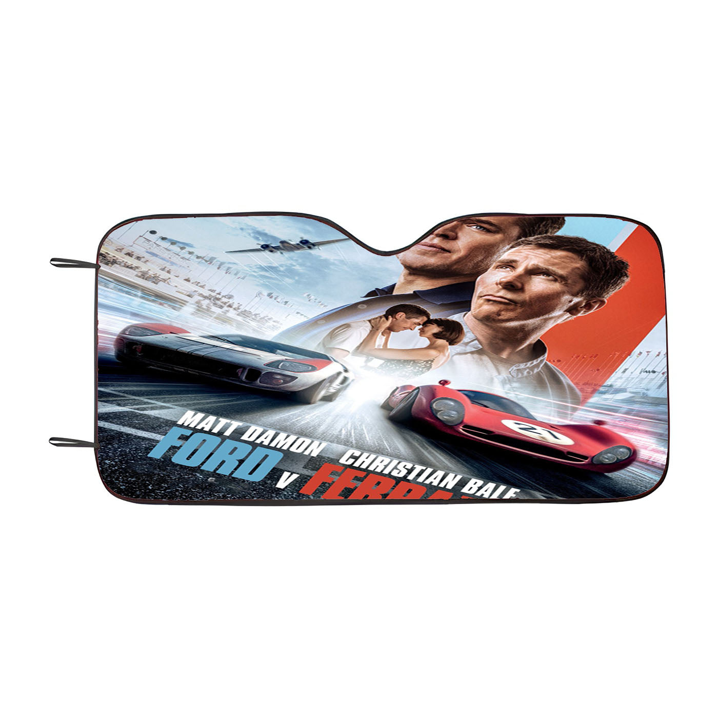 Ford Vs Ferrari Race Car Movie Poster Car Auto Sun Shade Windshield Cover
