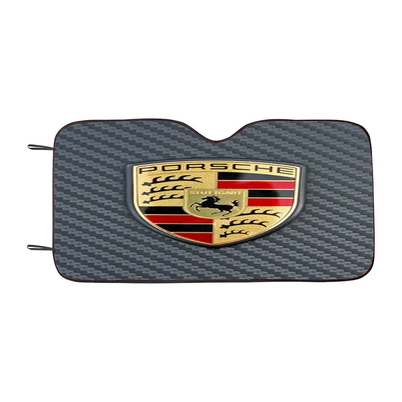 Porsche Logo Fiber Car Auto Sun Shade Windshield Cover