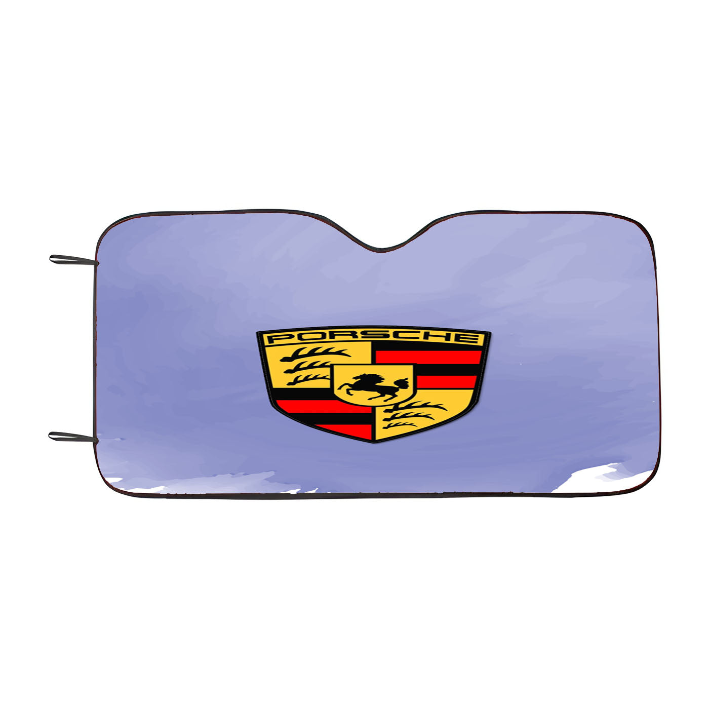 Porsche Water Color Blue Car Auto Sun Shade Windshield Cover