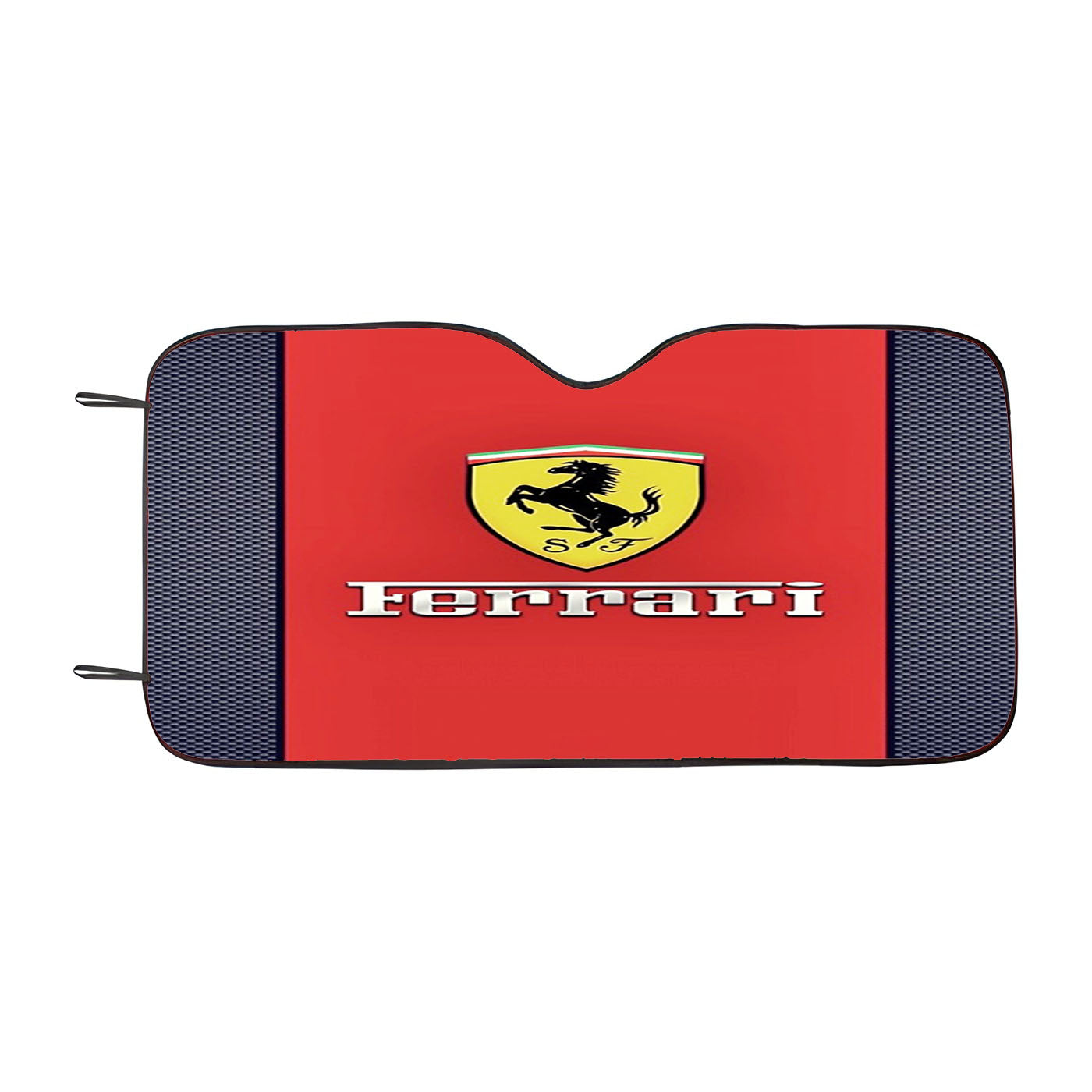 Red Line Ferrari Logo Car Auto Sun Shade Windshield Cover