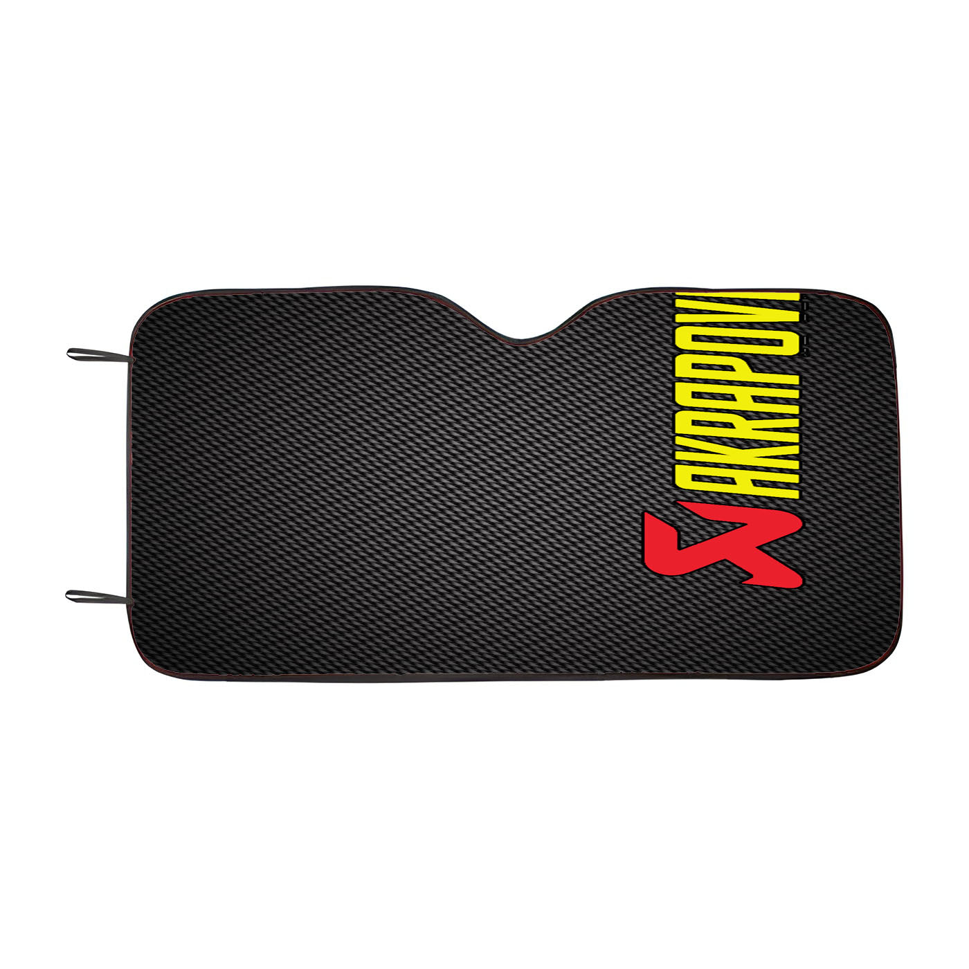 Akrapovic Exhaust System Carbon Logo Car Auto Sun Shade Windshield Cover
