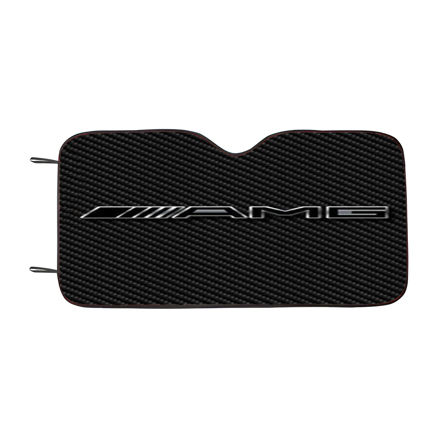 Amg Mercedes Benz Logo Carbon Car Auto Sun Shade Windshield Cover