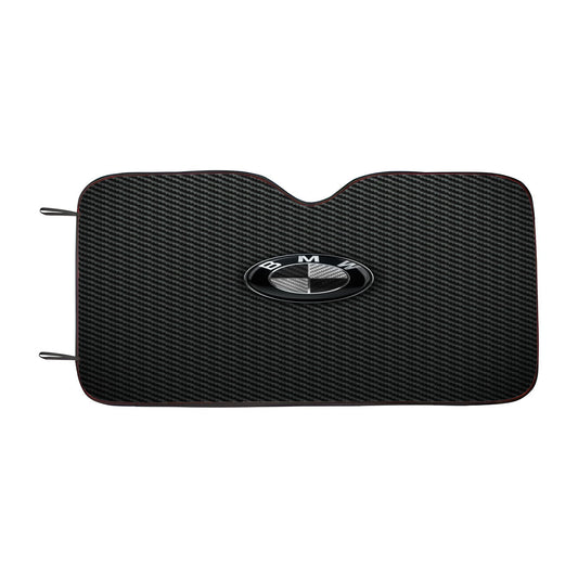 Bmw Cars Carbon Fiber Logo Car Auto Sun Shade Windshield Cover