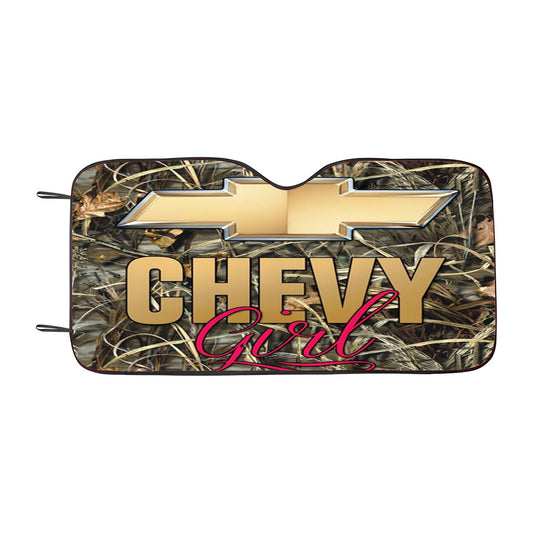 Chevy Girl Car Auto Sun Shade Windshield Cover
