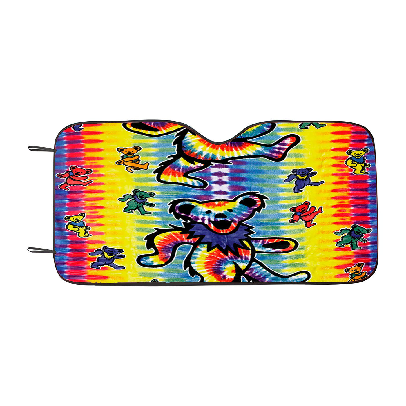 Dancing Bears Grateful Dead Colorfull Car Auto Sun Shade Windshield Cover