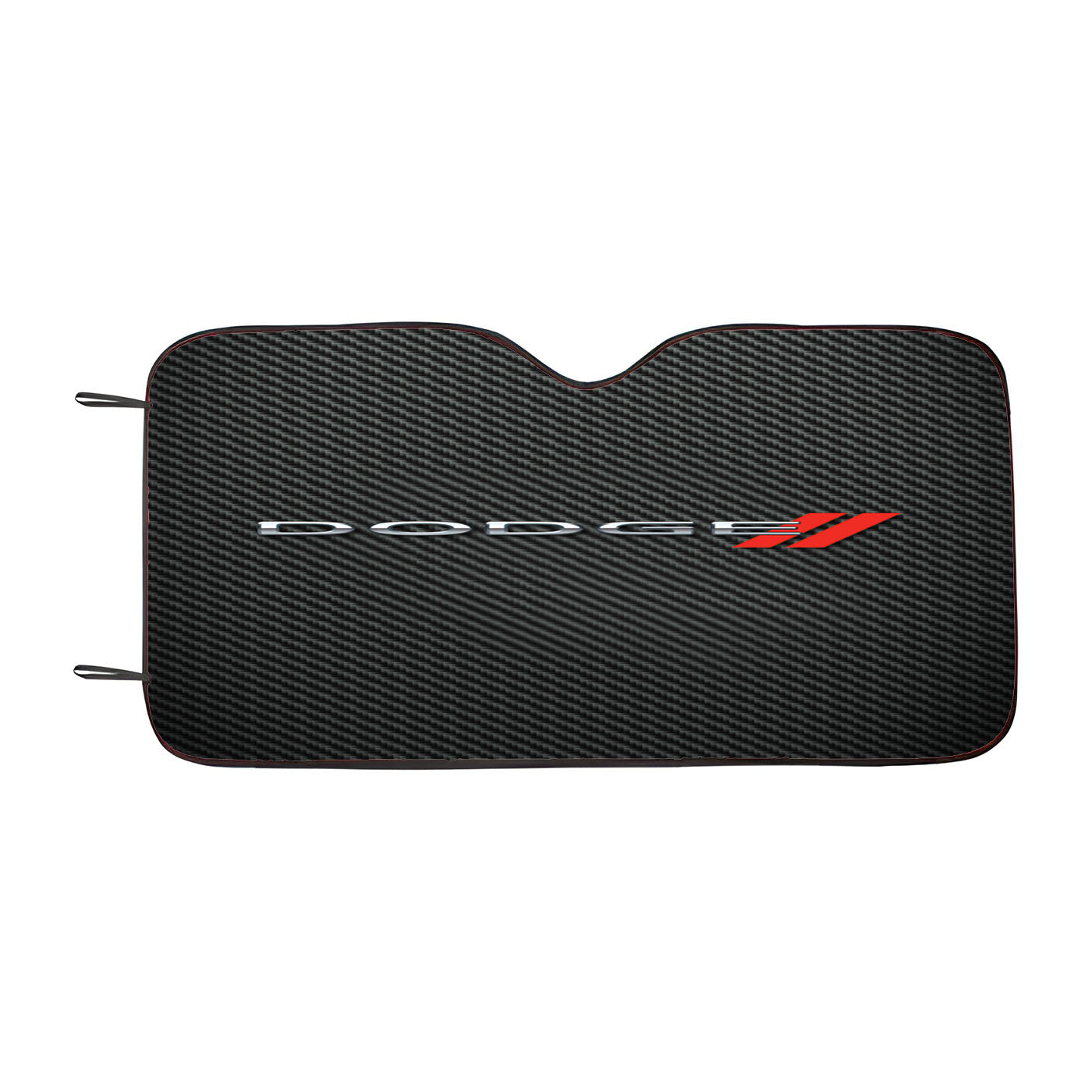 Dodge Carbon Fiber Logo Car Auto Sun Shade Windshield Cover