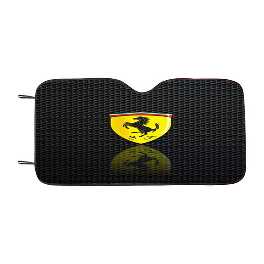 Ferrari Logo Wallpaper Car Auto Sun Shade Windshield Cover