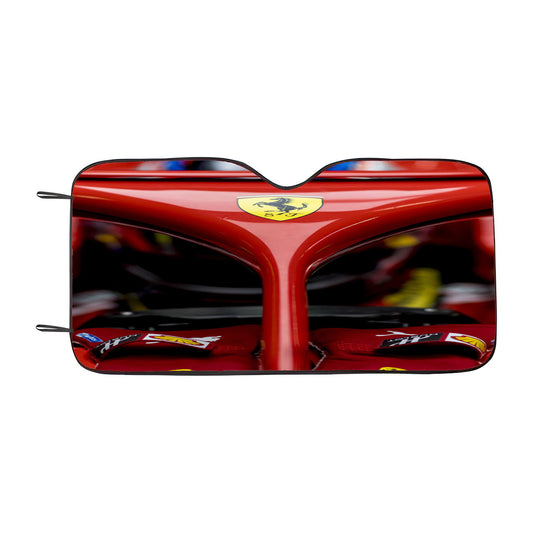 Ferrari Race Wallpaper Car Auto Sun Shade Windshield Cover
