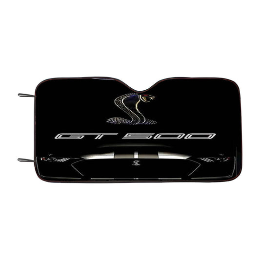 Ford Mustang Gt Black Car Auto Sun Shade Windshield Cover