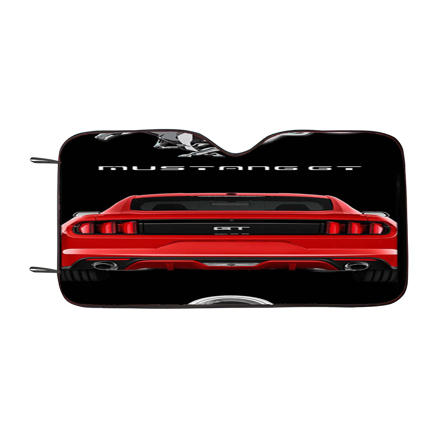 Ford Mustang Gt Red Car Car Auto Sun Shade Windshield Cover