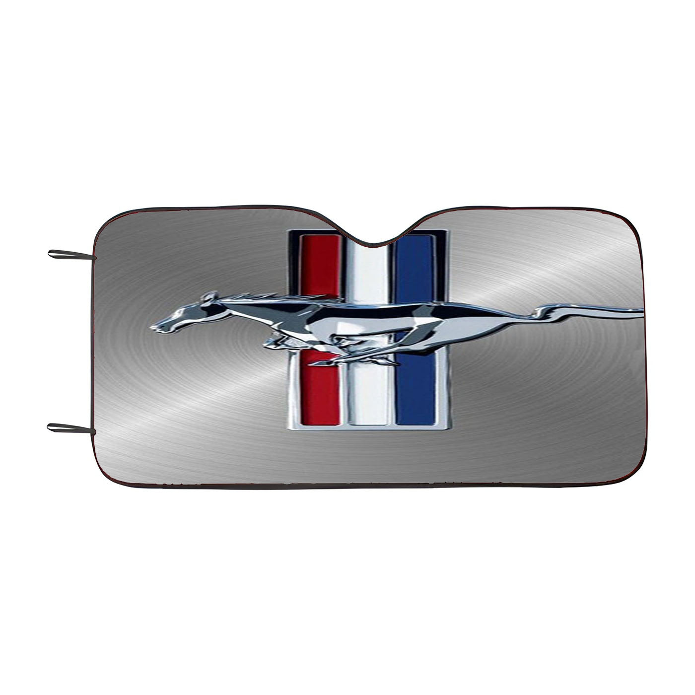 Ford Mustang Plate Car Auto Sun Shade Windshield Cover