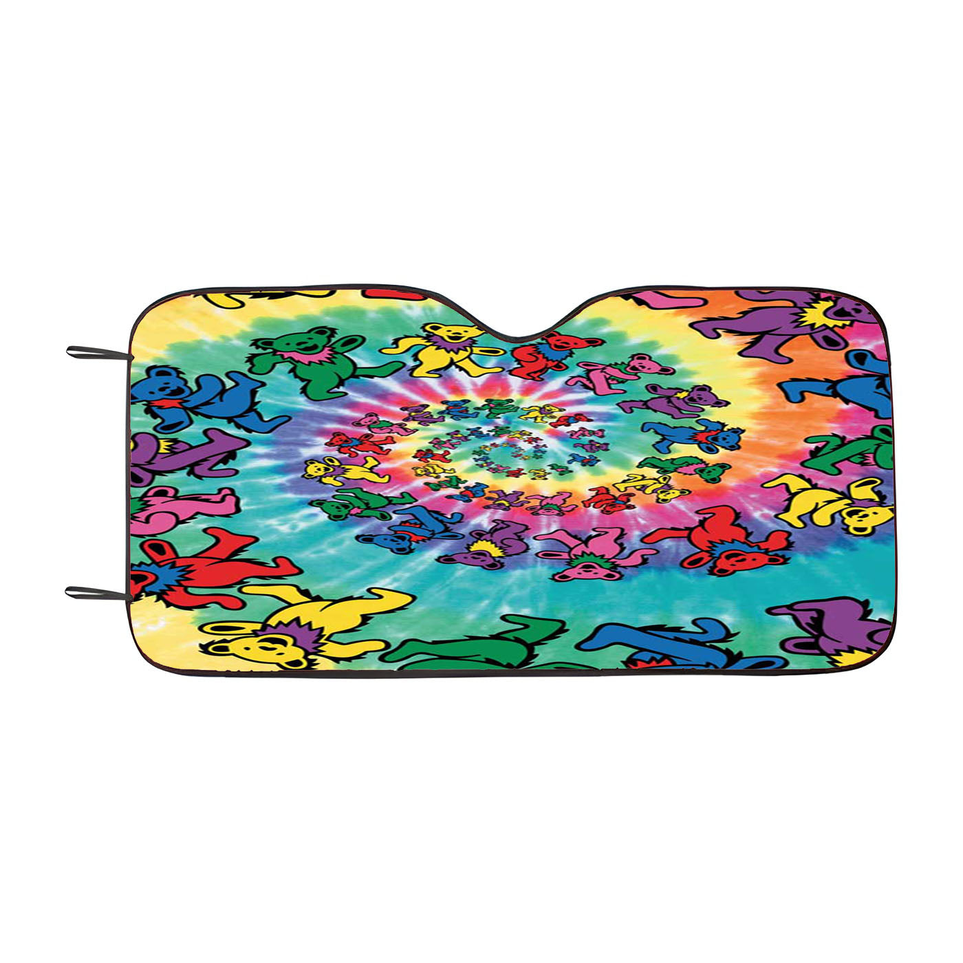 Grateful Dead Bear Car Auto Sun Shade Windshield Cover