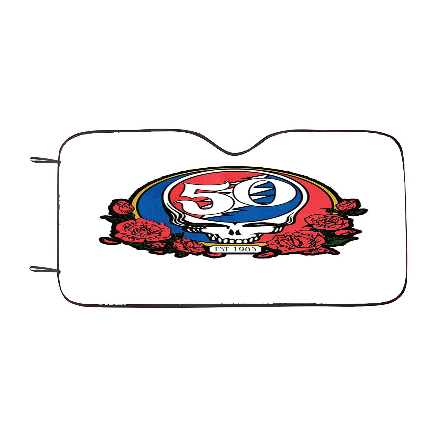 Grateful Dead Chicago Cubs Car Auto Sun Shade Windshield Cover