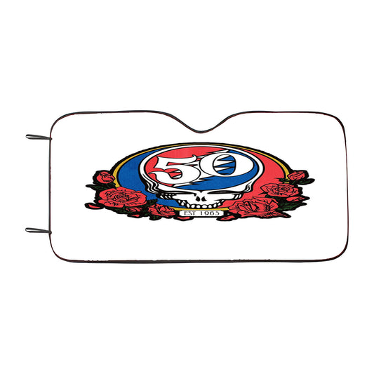 Grateful Dead Chicago Cubs Car Auto Sun Shade Windshield Cover