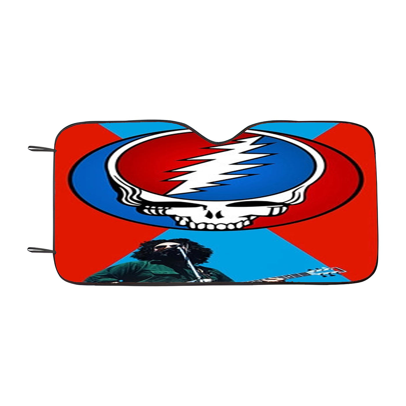 Grateful Dead Jerry Garcia Guitar Car Auto Sun Shade Windshield Cover
