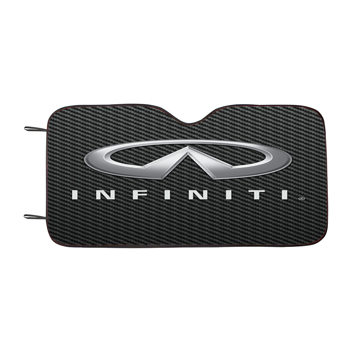 Infiniti Logo Carbon Fiber Car Auto Sun Shade Windshield Cover