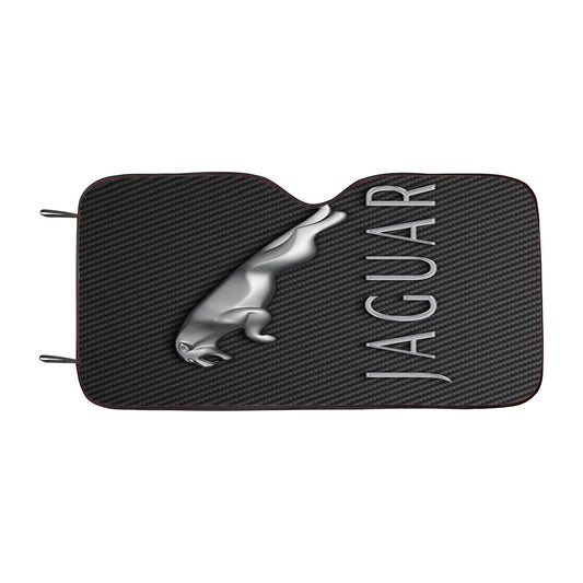 Jaguar Logo Carbon Car Auto Sun Shade Windshield Cover