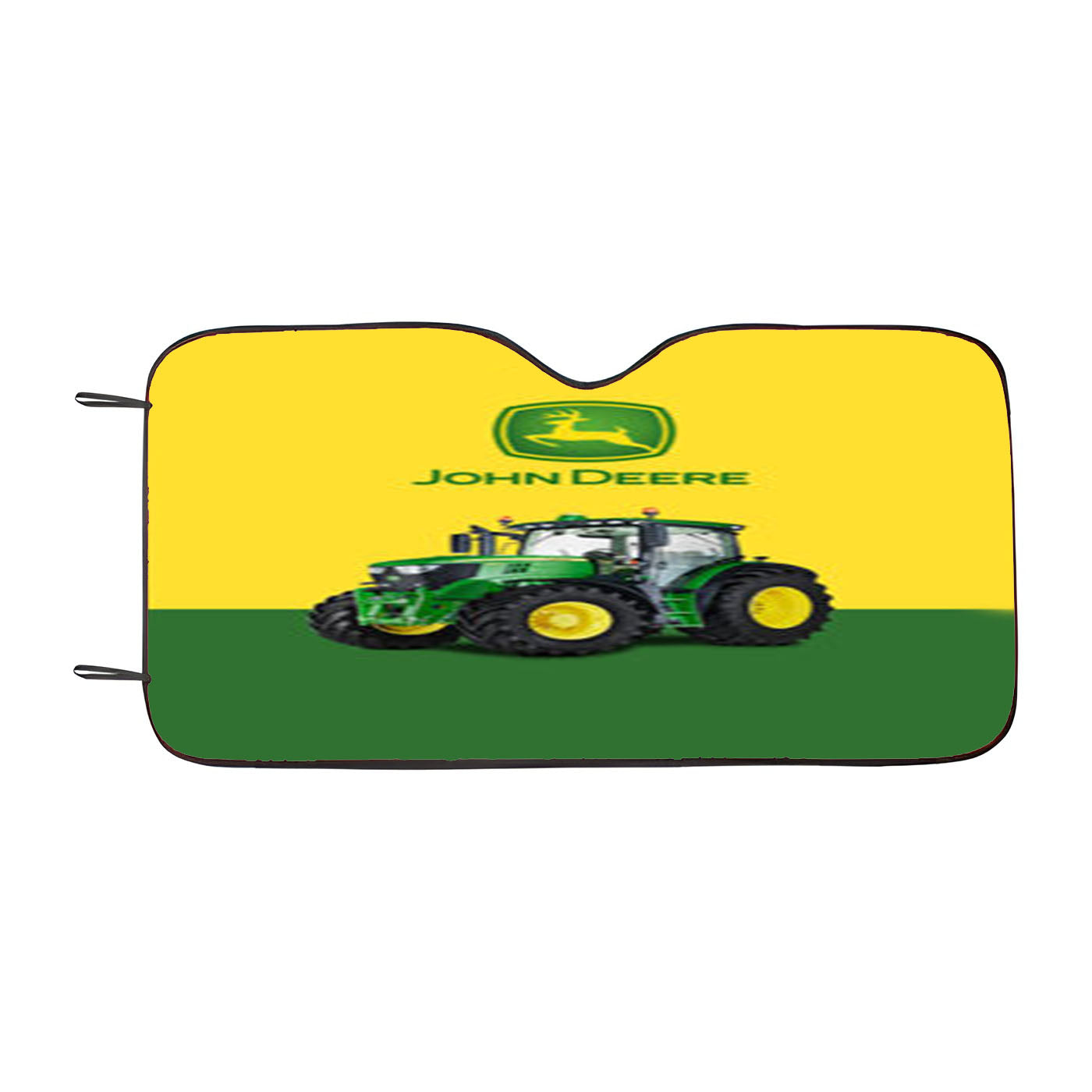 John Deere Tractor Car Auto Sun Shade Windshield Cover
