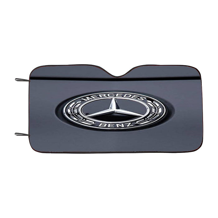 Mercedes Benz Emblem Car Auto Sun Shade Windshield Cover