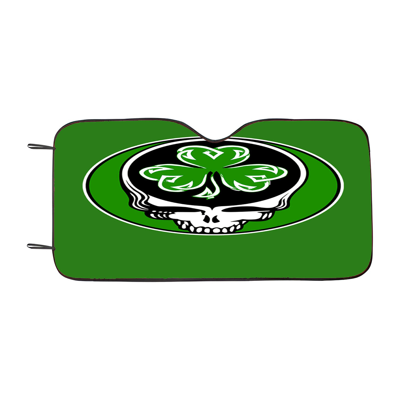 Steal Your Shamrock Celtic Knot Grateful Dead St Patrick Day Lot Party Car Auto Sun Shade Windshield Cover