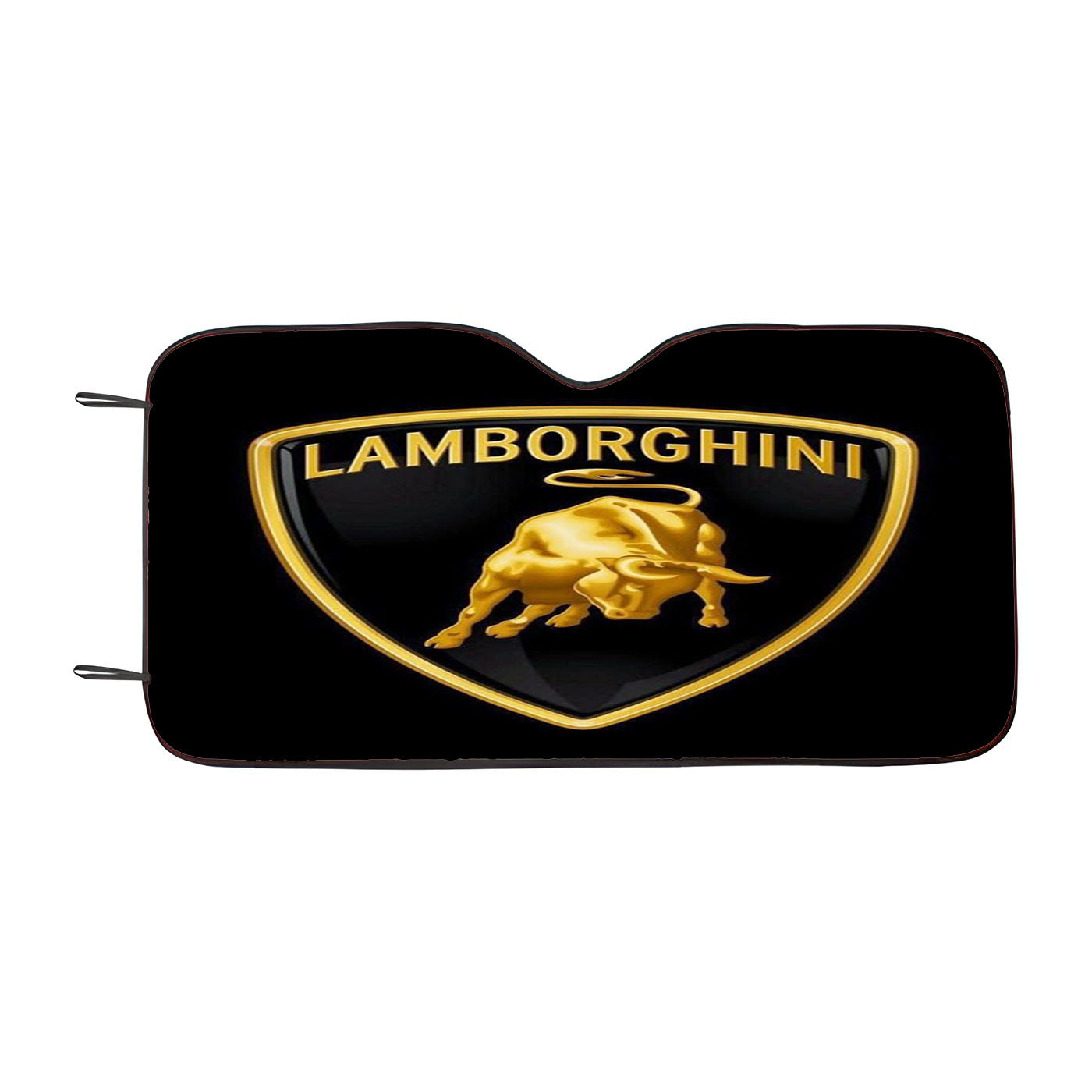 Stylish Black Bull Symbol Car Luxury Lamborghini Car Auto Sun Shade Windshield Cover