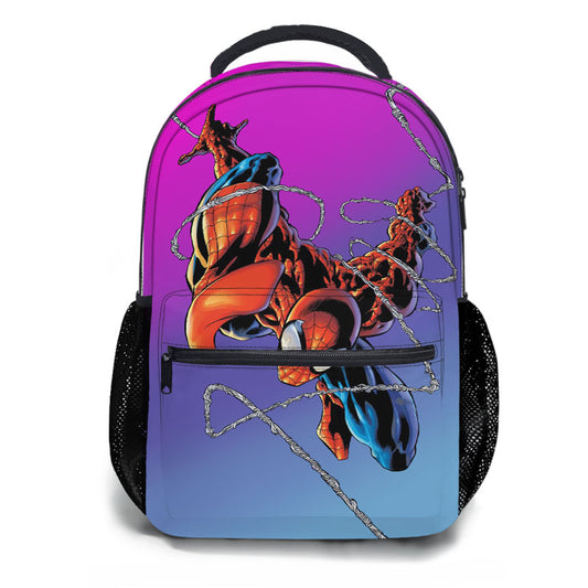 Aesthetic Spiderman Colorful School Backpacks