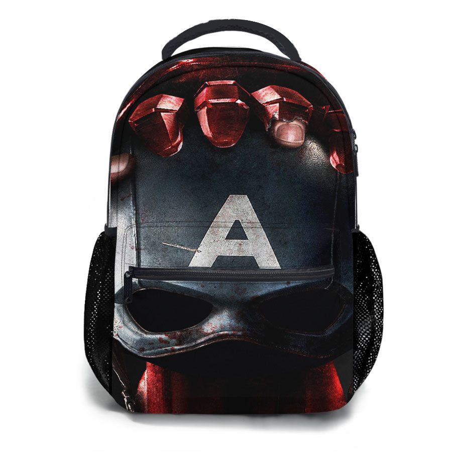 Avengers Captain America And Iron Man School Backpacks