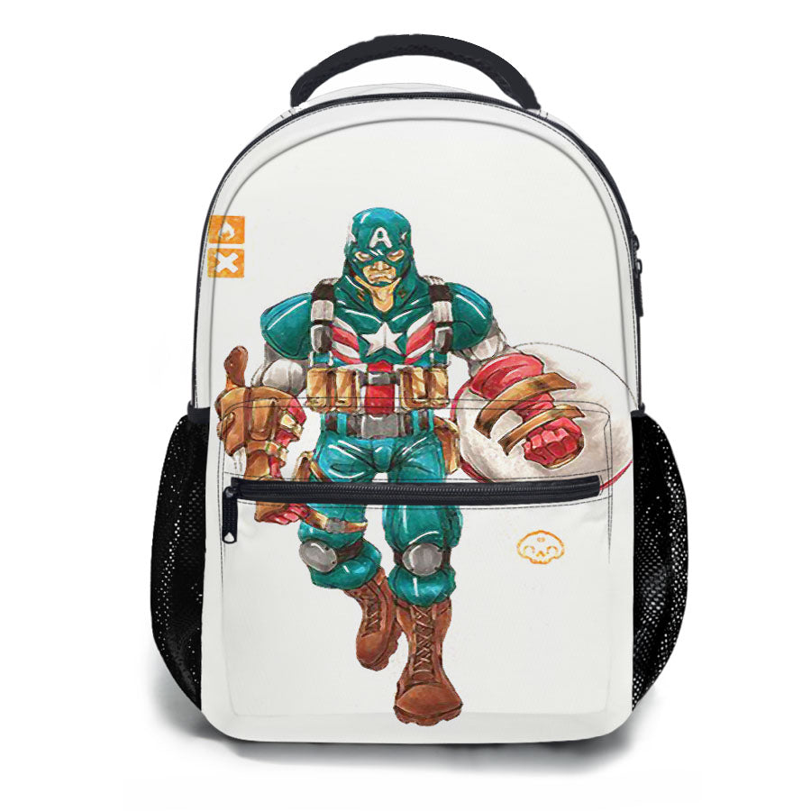 Bad Captain America School Backpacks