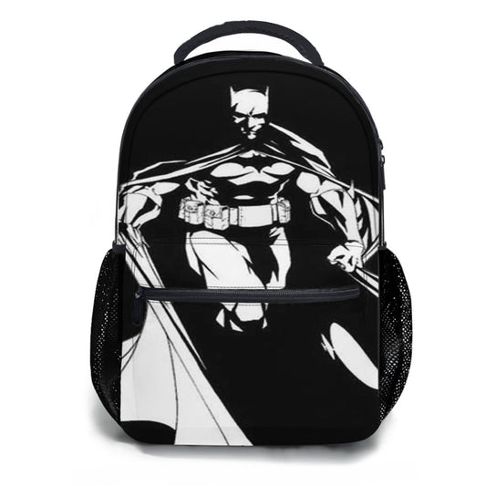Batman All Bw School Backpacks