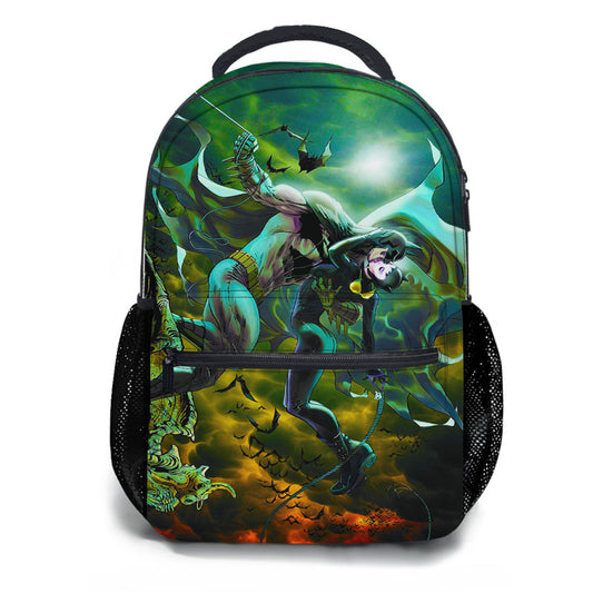 Batman And Catwoman Kiss School Backpacks