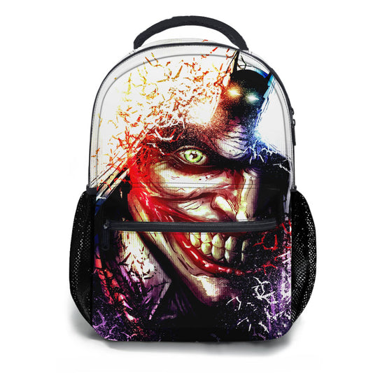 Batman And Joker Art School Backpacks