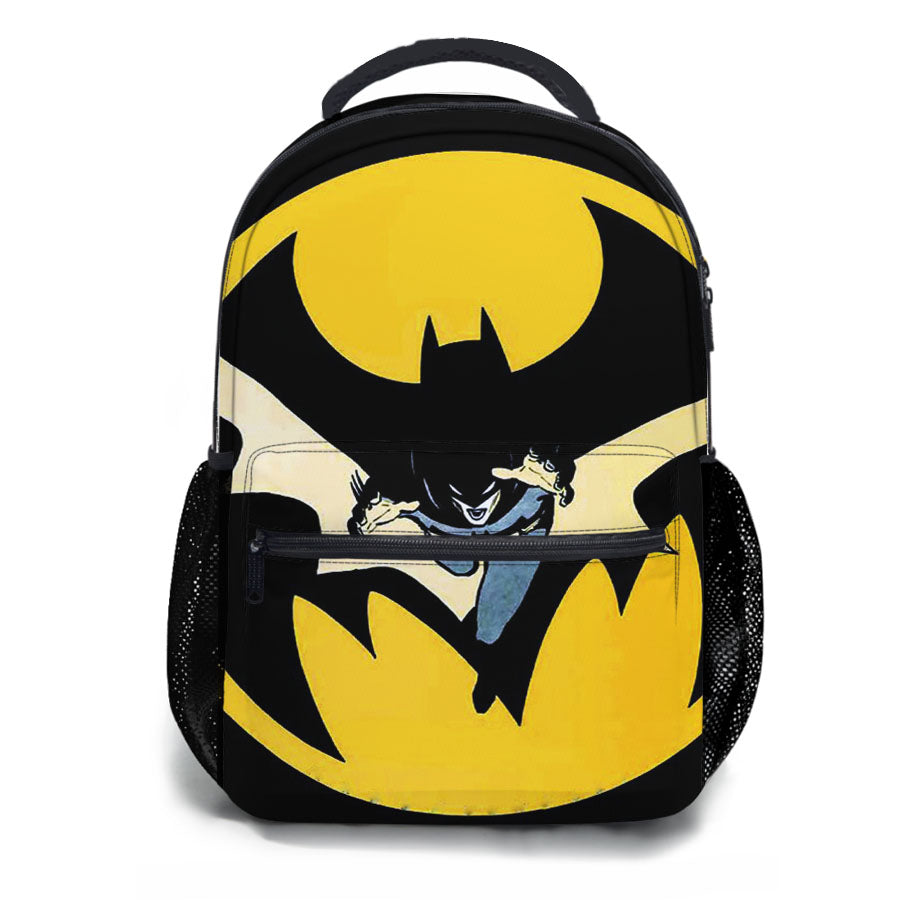 Batman Art Mistake Marvel School Backpacks