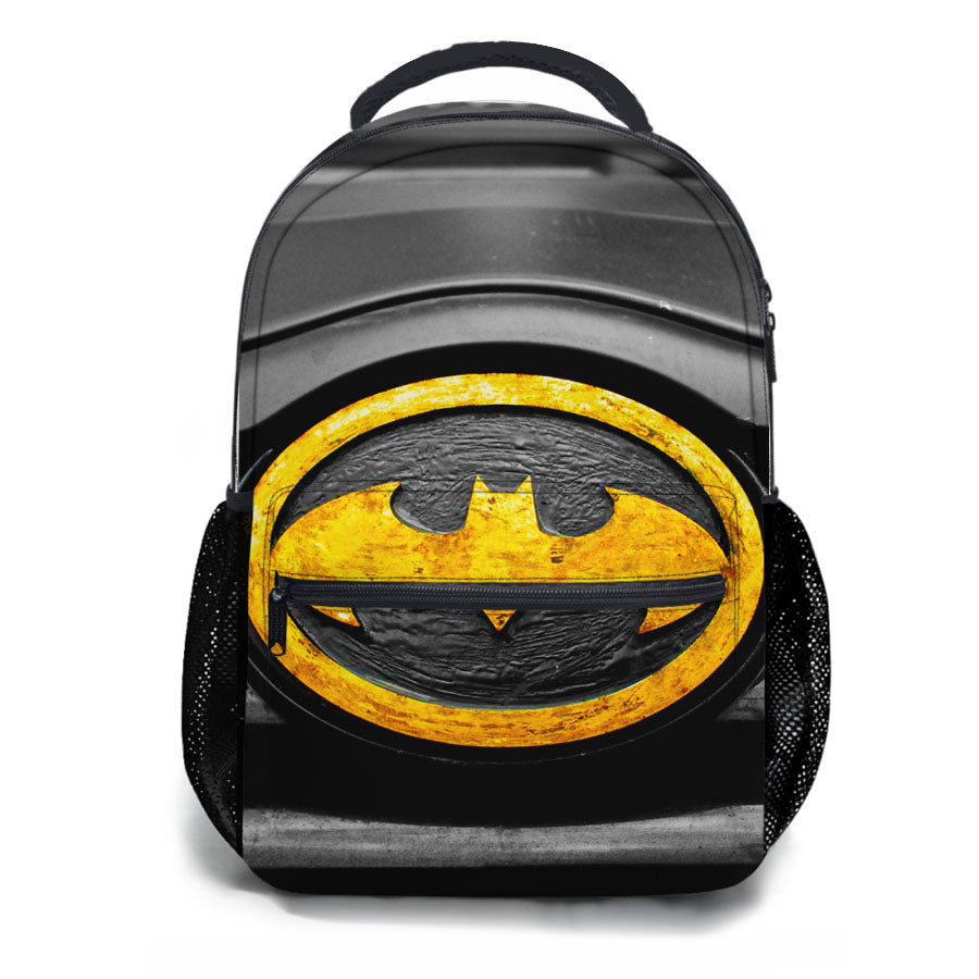 Batman Batmobile Logo School Backpacks